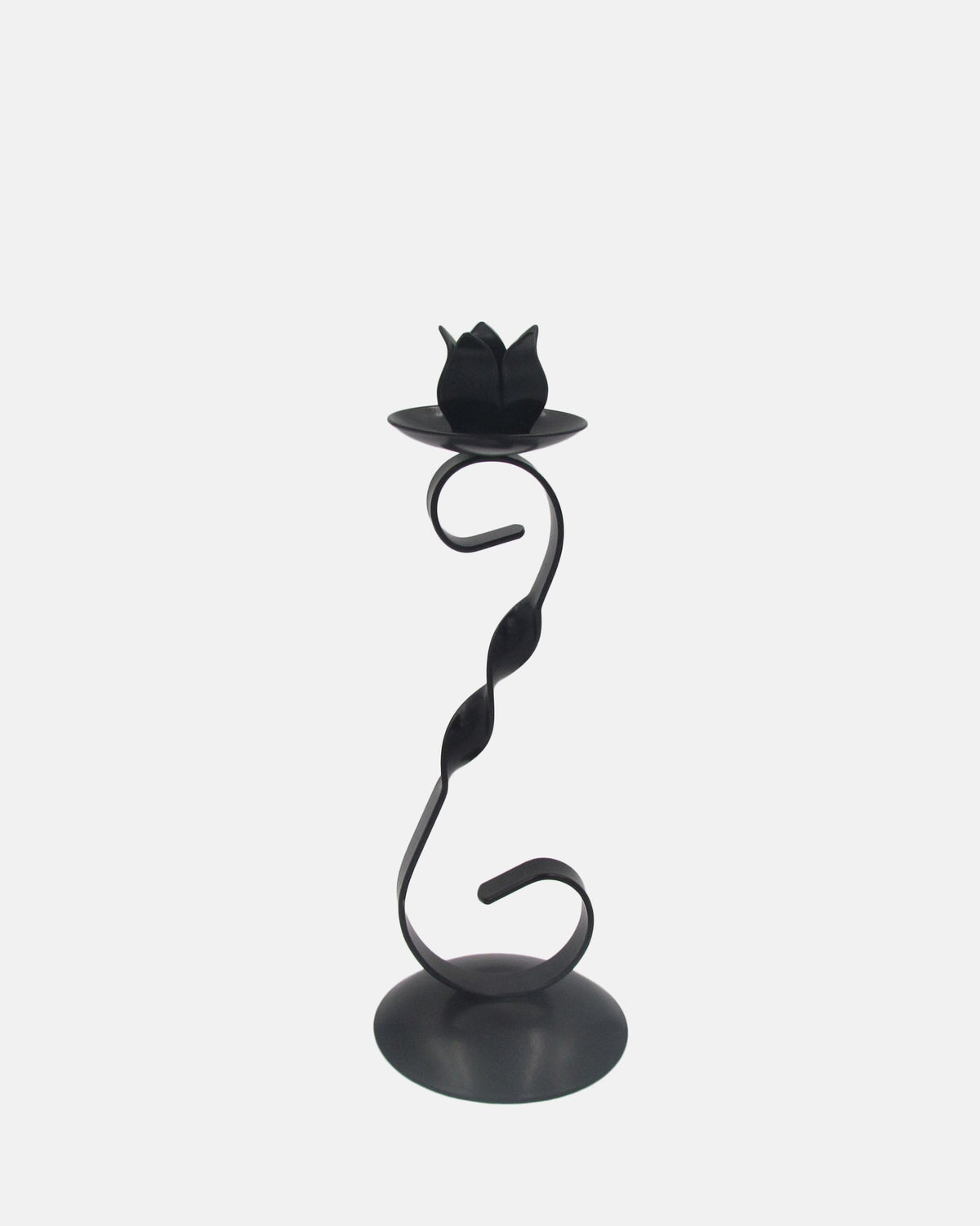 Twisted stem candle holder - BRIT LOCKER